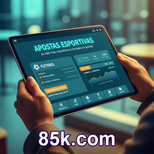 Tela de segurança da conta no 85k.com no celular