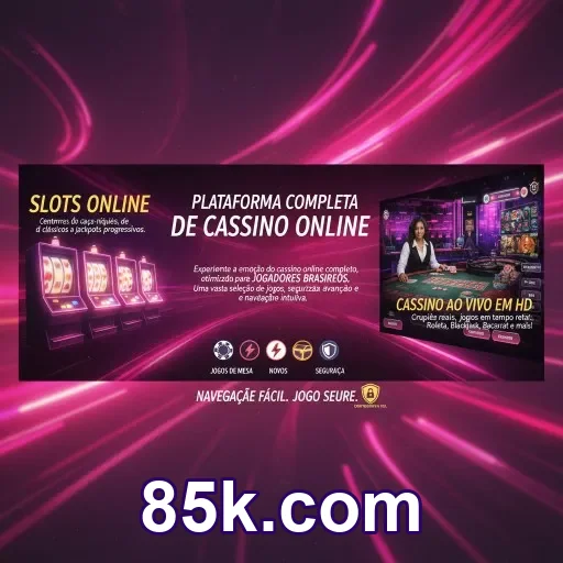 Tela de suporte 85k.com com regras e conta no celular